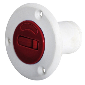 Osculati deck filler nylon FUEL red 50mm