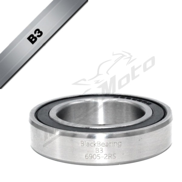 BLACK BEARING B3 Bearing 25x42x9 mm