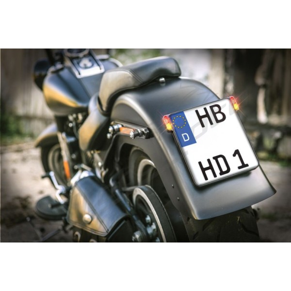 HEINZ BIKES Universasl License Plate Holder 3in1