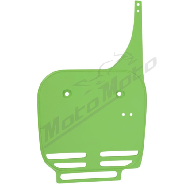 UFO Replacement Front Number Plate Kawasaki KX 65cc 84-03