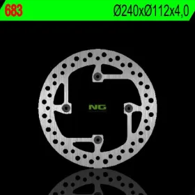 NG Rear Fixed Brake Disc 240x112x4mm Sherco SE / SEF / SM / ST 50-500cc 04-25