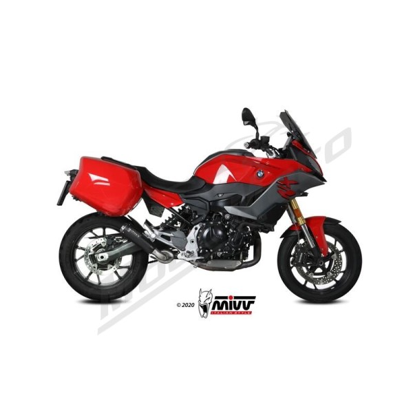 MIVV X-M1 Slip-on - Steel Black/Stainless Steel BMW F 900 XR 20-25