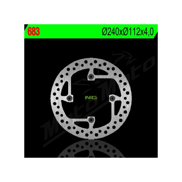 NG Rear Fixed Brake Disc 240x112x4mm Sherco SE / SEF / SM / ST 50-500cc 04-25