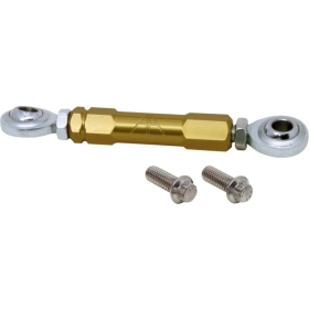 ALLOY ART Competition Adjustable Front Stabilizer Link Harley Davidson FL 1584-1977cc 09-25 Gold