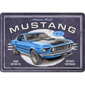Post Card Mustang 14x10cm