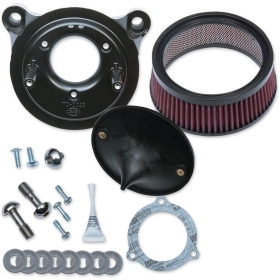 S&S CYCLE Super Stock™ Stealth Air Cleaner Kit Harley Davidson FLHR / FLHRC / FLHRXS 1584-1800cc 08-17