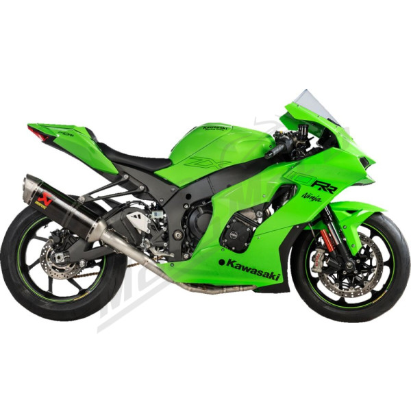AKRAPOVIC Evolution Line Titanium / Carbon Fiber Exhaust System Kawasaki ZX-10R-RR 1000 21-25 