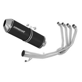 Suzuki GSX 1250 FA 2010-2016 Full Exhaust System Collector Silencer OVR BLACK + dB killer