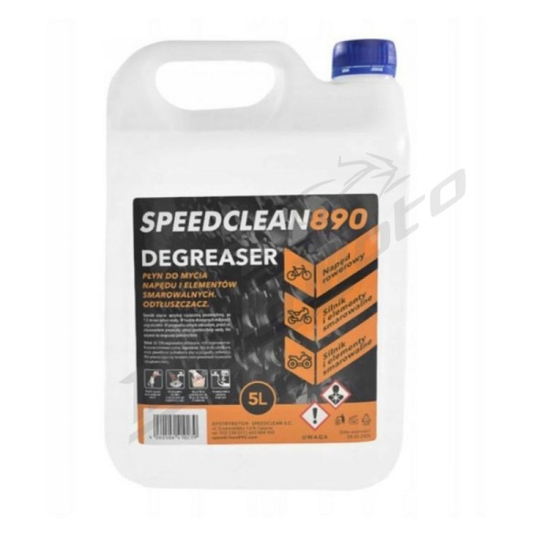 Speedclean 890 degreaser liquid for washing motorcycle and bicycle drive, engine and lubricable parts 5l