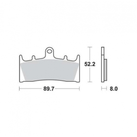 BRAKE PADS FERODO FDB2144P / MCB659 STANDARD PLATINUM