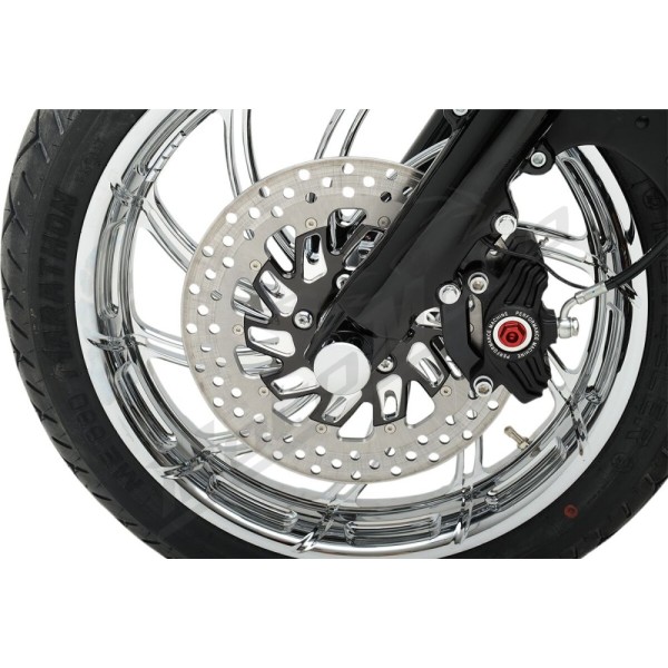 DRAG SPECIALTIES Axle Caps Harley Davidson FLD / FLHR / FLHRC / FLHRSE / FLHRXS / FLHT 1450-1923cc 08-24