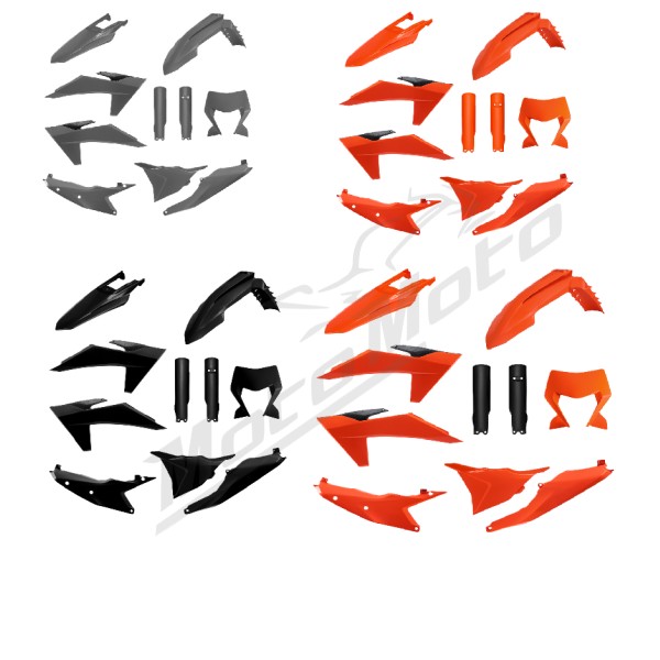 POLISPORT Plastic Kit  KTM EXC/EXC-F/XC-F/EXC 125-500 24-25
