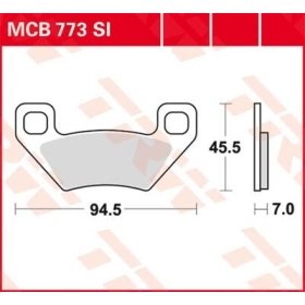 TRW SI Series Sindered Off-Road Brake Pads Arctic Cat / Kymco 250-1000cc 05-20