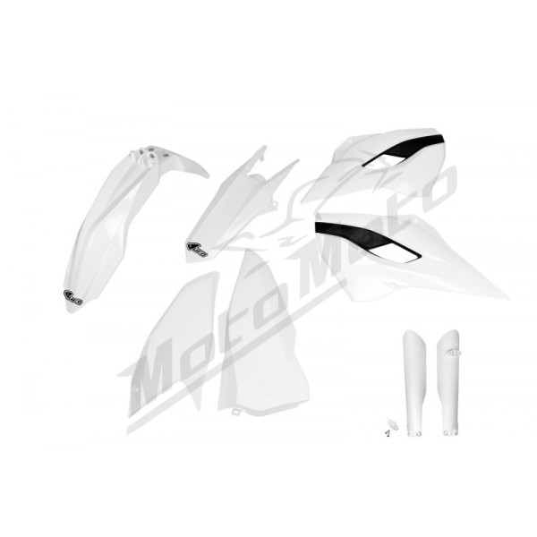 UFO Plastic set with fork guards Husqvarna TE / FE 125-450 15-16