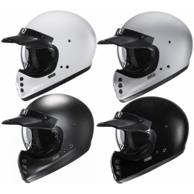 HJC V60 Solid MOTOCROSS / CAFERACER HELMET