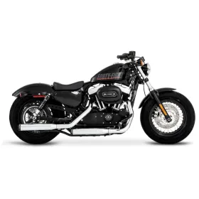 RINEHART RACING 500-0400 3" Muffler Slip-On Duals for Harley Davidson 883-1200 14-22