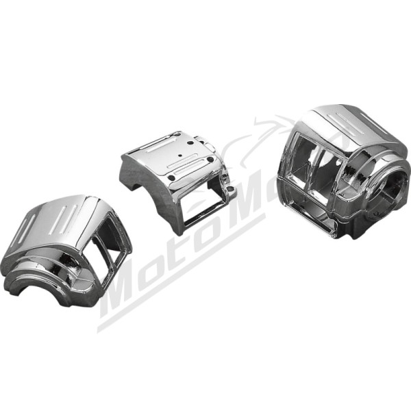 DRAG SPECIALTIES Handlebar Switch Housing Kit Harley Davidson FLH / FLHC / FLHR / FLHS / FLHT 883-1340cc 82-95
