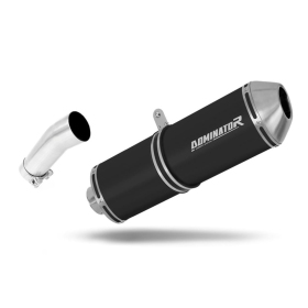 BMW F650GS 2008-2012 Exhaust Silencer Muffler OVR BLACK + dB killer