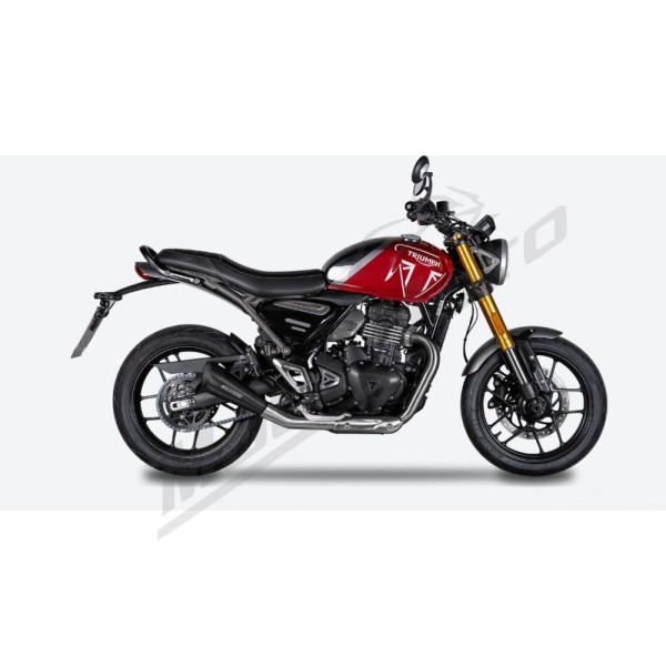 SPARK EVO 5 Slip-On Muffler Black TRIUMPH SPEED 400cc 2024-2026