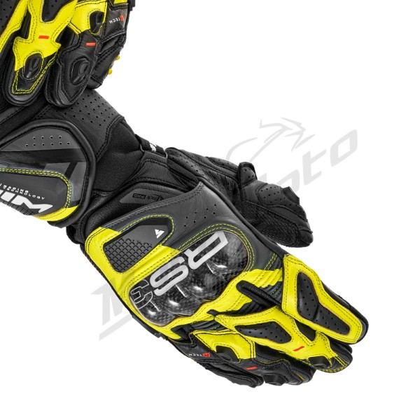 Shima RS-3 Men Leather Gloves Black / Yellow