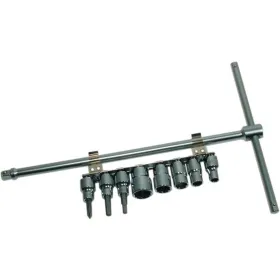 CRUZTOOLS Sliding T-Driver with 8-Piece Socket Set