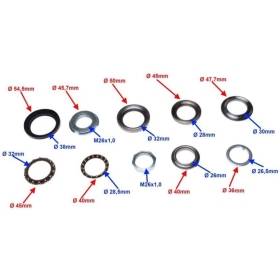 Fork bearing set ROMET OGAR 900 50cc