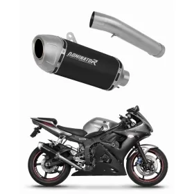 Yamaha YZF R6 2003-2005 duslintuvas S6 Shorty BLACK + dB killer