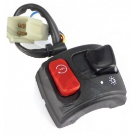 Handlebar switch DOMINO lights / starter universal MBK Booster / Yamaha Bw's