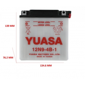 Akumuliatorius Y12N94B1 YUASA 12V 9Ah