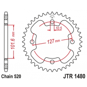 Rear sprocket JTR1480