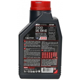 Alyva MOTUL 5100 10W40 Pusiau sintetinė - 4T - 1L