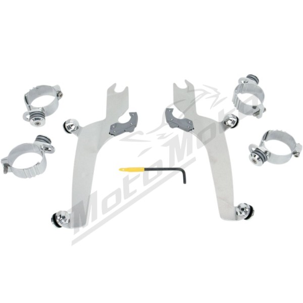 MEMPHIS SHADES METRIC No-Tool Trigger-Lock Mount Kit for Sportshield Honda VT 1300 10-17