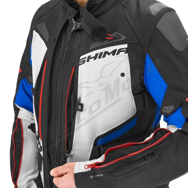 Shima DUNE MEN Textile Jacket Black/White/Blue