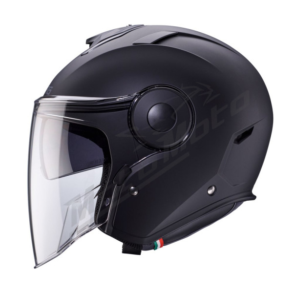 Atviras šalmas Caberg Soho matinės juodos
