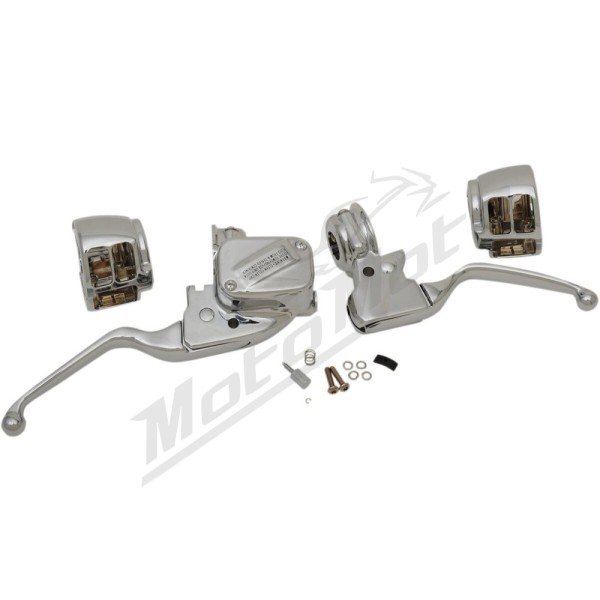 DRAG SPECIALTIES Handlebar Control Kit with Mechanical Clutch Harley Davidson FLDE / FLFB / FLFBS / FLHC 1690-1923cc 15-24