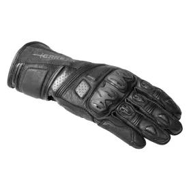 GARETH Touring Leather Gloves Black