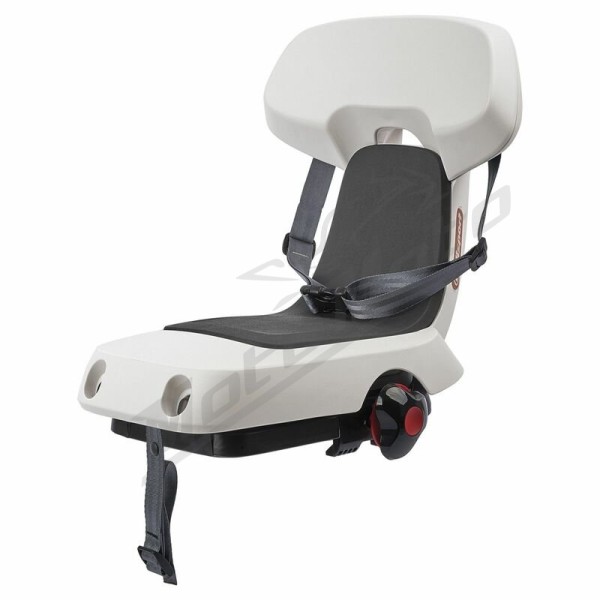 POLISPORT Guppy Junior Rear Child Bike Seat Carrier Mounting - Light Gray/Dark Gray