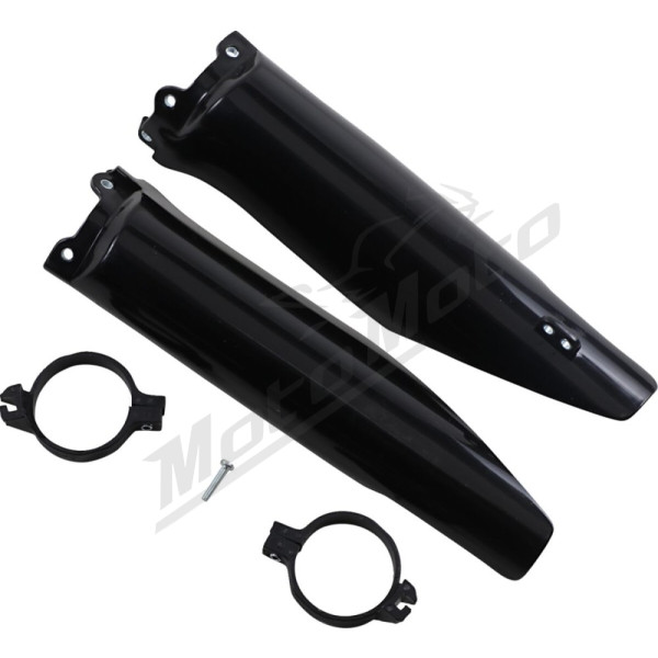 UFO Fork Protectors Kawasaki KX / KX F 125-250cc 04-22 Black