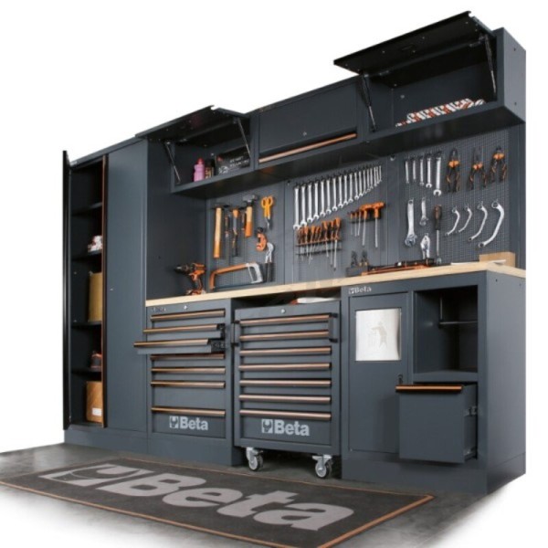 BETA Fixed Module 7 Drawers Grey