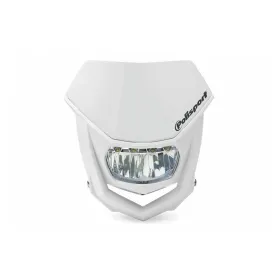 POLISPORT Halo LED Universalus baltas priekinis žibintas 