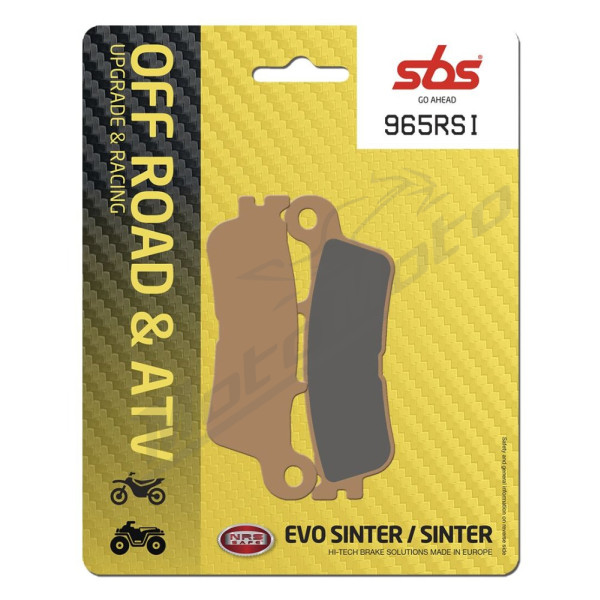 SBS RSI Offroad Racing 965RSI Sintered Brake Pads Can Am / Fantic / Yamaha 125-900c 19->