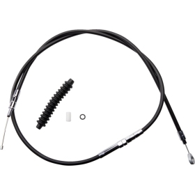 DRAG SPECIALTIES High-Efficiency Black Vinyl Clutch Cable Harley Davidson FLHR / FLHRC / FLHRS / FLHRSE3 / FLHT 1584-1800cc 07