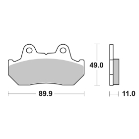 Brembo SA 07HO10SA Brake Pads Honda XL 600V Transalp 87-00