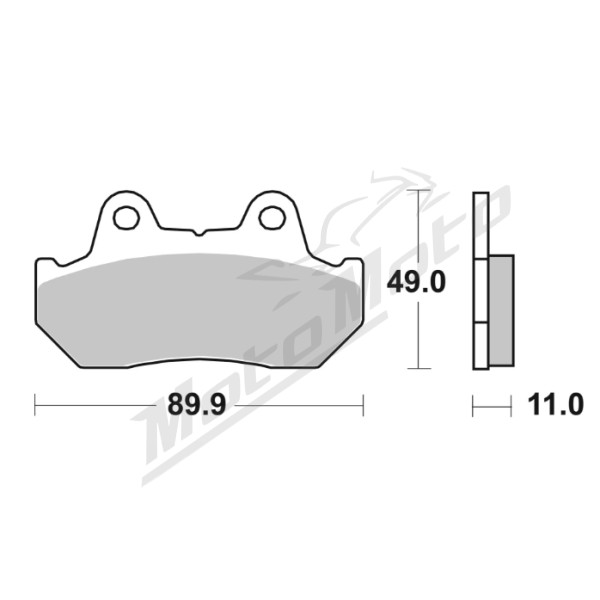 Brembo SA 07HO10SA Brake Pads Honda XL 600V Transalp 87-00