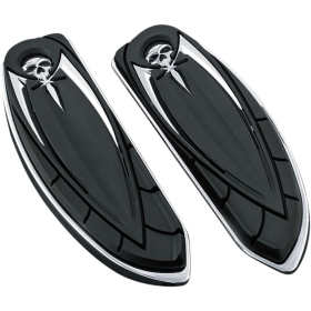 KURYAKYN Driver and Passenger Floorboard Covers Harley Davidson FLD / FLHR / FLHS / FLHX / FLTRX 1340/1923 83-24 