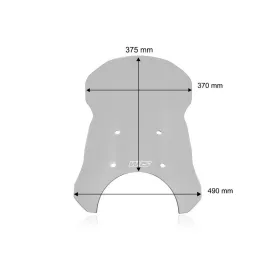 WRS CAPONORD Windscreen Smoke Royal Enfield Himalayan 450 ABS 24-25