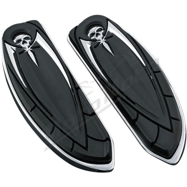 KURYAKYN Driver and Passenger Floorboard Covers Harley Davidson FLD / FLHR / FLHS / FLHX / FLTRX 1340/1923 83-24 