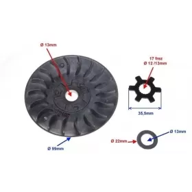Variatoriaus lekštutė MINARELLI 50cc 2T