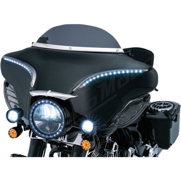 KURYAKYN Steel Fairing/Windshield Trim Harley Daidson FLHR / FLHRC / FLHT / FLHTC / FLHX 1340/1800 96-13