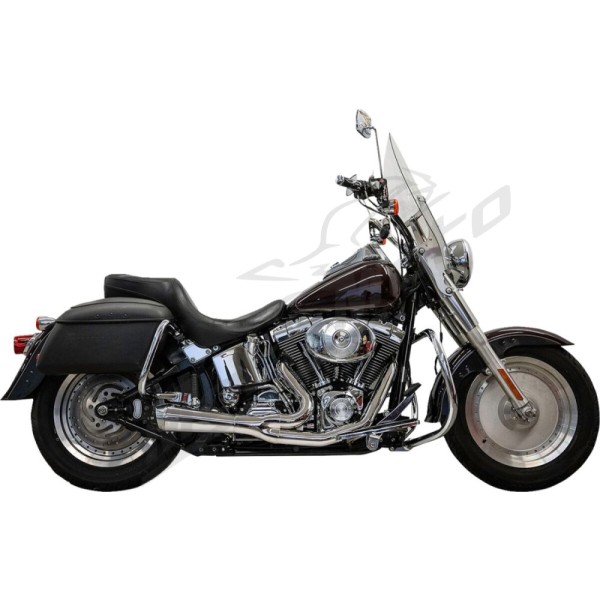 BASSANI XHAUST 2-into-1 Ripper Exhaust System Harley Davidson 1340-1800cc 1986-2017